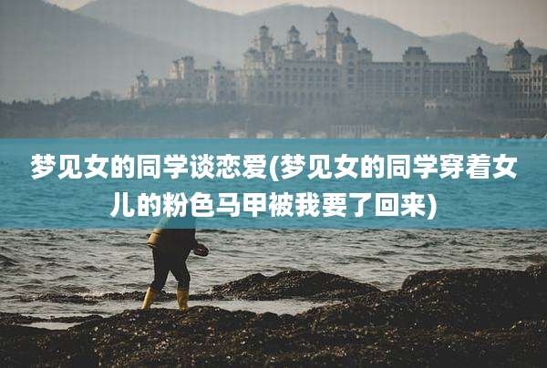 梦见女的同学谈恋爱(梦见女的同学穿着女儿的粉色马甲被我要了回来)