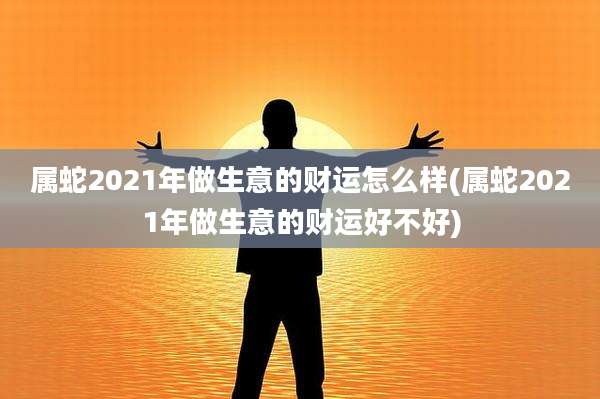 属蛇2021年做生意的财运怎么样(属蛇2021年做生意的财运好不好)