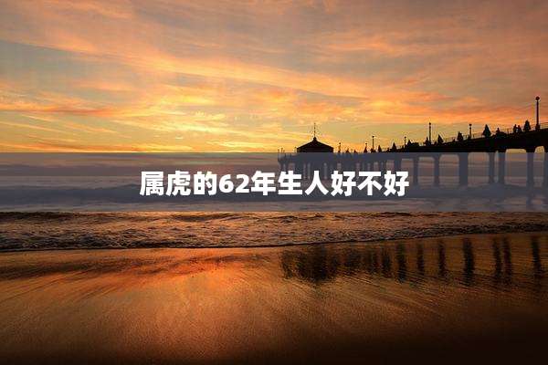 属虎的62年生人好不好