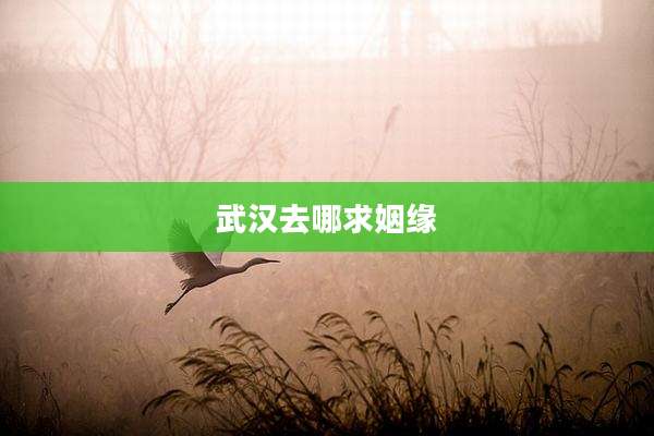 武汉去哪求姻缘