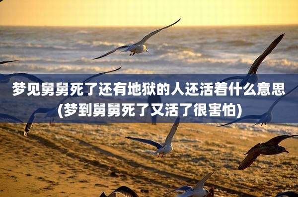 梦见舅舅死了还有地狱的人还活着什么意思(梦到舅舅死了又活了很害怕)