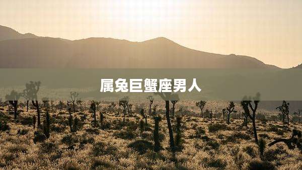属兔巨蟹座男人