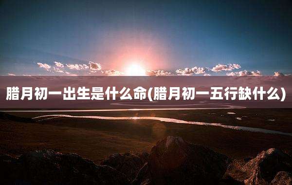 腊月初一出生是什么命(腊月初一五行缺什么)