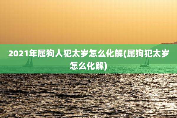 2021年属狗人犯太岁怎么化解(属狗犯太岁怎么化解)