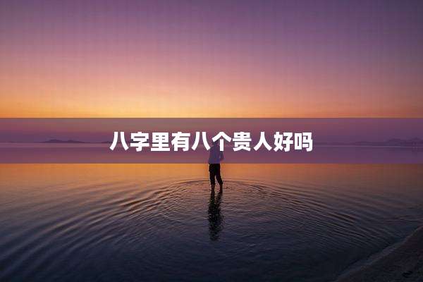 八字里有八个贵人好吗