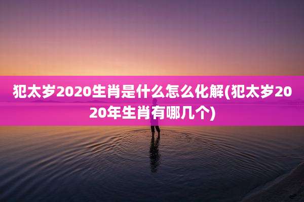 犯太岁2020生肖是什么怎么化解(犯太岁2020年生肖有哪几个)