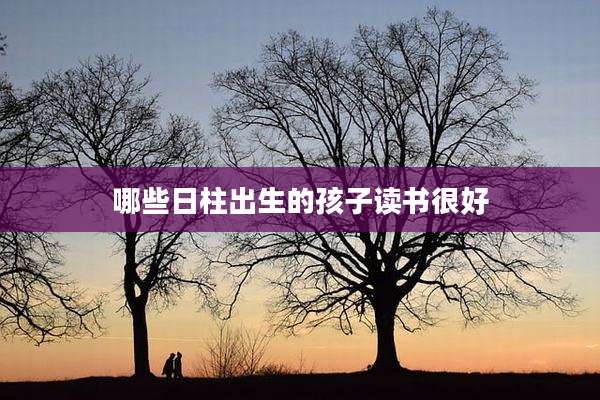 哪些日柱出生的孩子读书很好
