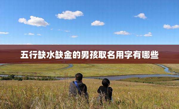 五行缺水缺金的男孩取名用字有哪些