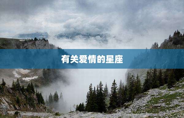 有关爱情的星座