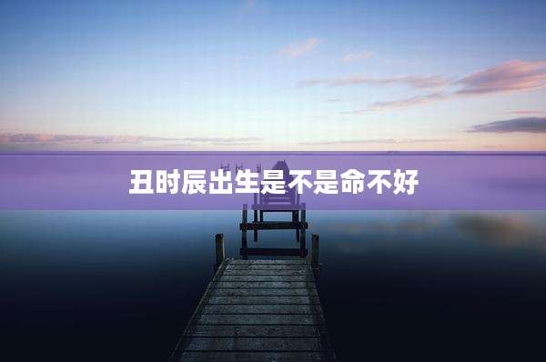 丑时辰出生是不是命不好