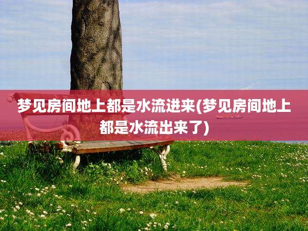 梦见房间地上都是水流进来(梦见房间地上都是水流出来了)