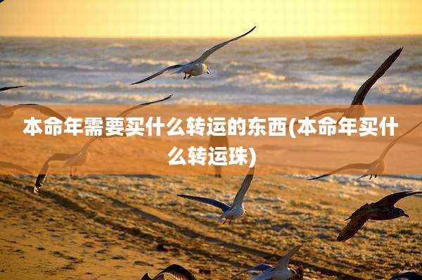 本命年需要买什么转运的东西(本命年买什么转运珠)