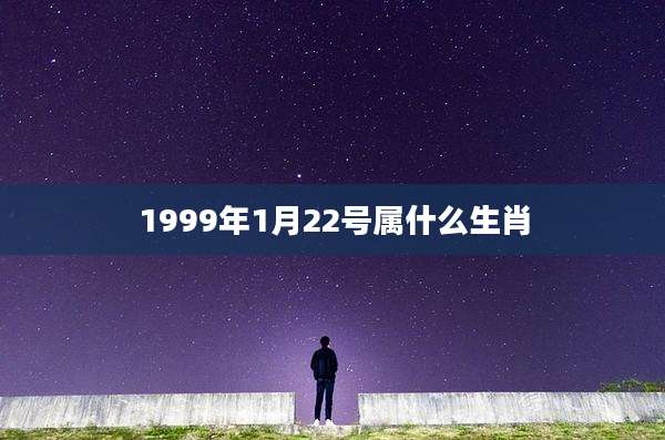 1999年1月22号属什么生肖