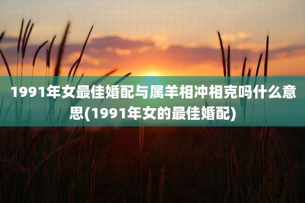 1991年女最佳婚配与属羊相冲相克吗什么意思(1991年女的最佳婚配)