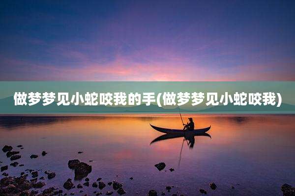 做梦梦见小蛇咬我的手(做梦梦见小蛇咬我)