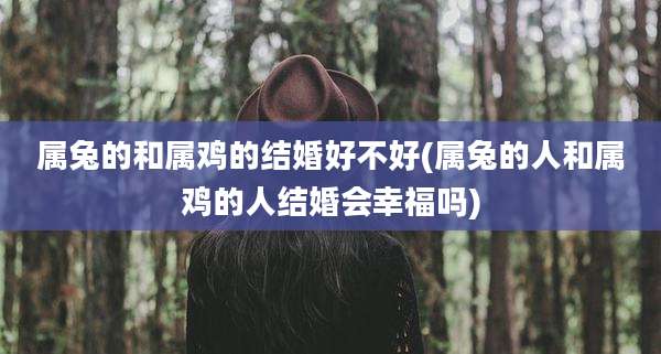 属兔的和属鸡的结婚好不好(属兔的人和属鸡的人结婚会幸福吗)