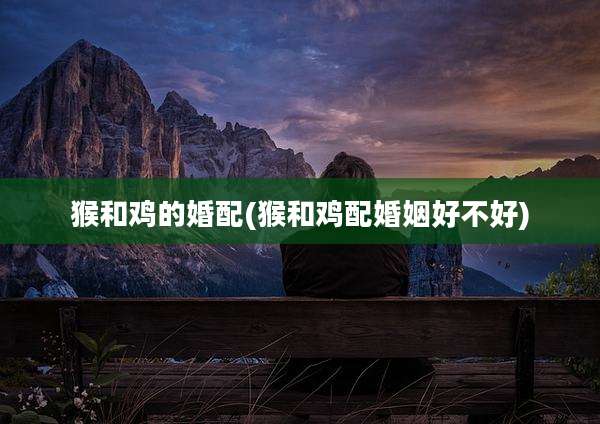 猴和鸡的婚配(猴和鸡配婚姻好不好)