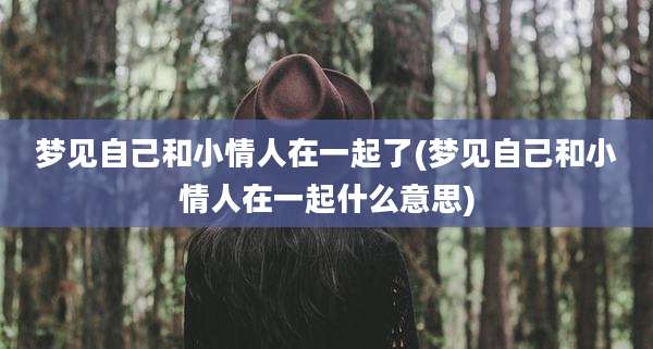 梦见自己和小情人在一起了(梦见自己和小情人在一起什么意思)