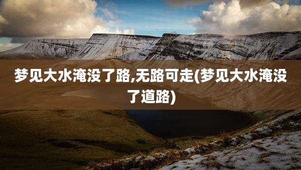梦见大水淹没了路,无路可走(梦见大水淹没了道路)