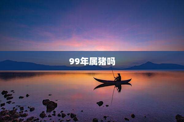 99年属猪吗