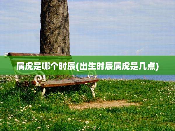 属虎是哪个时辰(出生时辰属虎是几点)