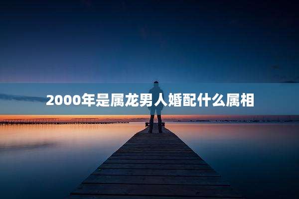 2000年是属龙男人婚配什么属相