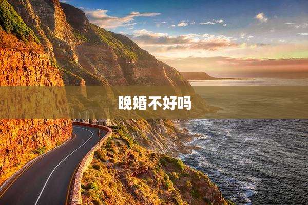 晚婚不好吗