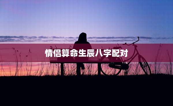 情侣算命生辰八字配对