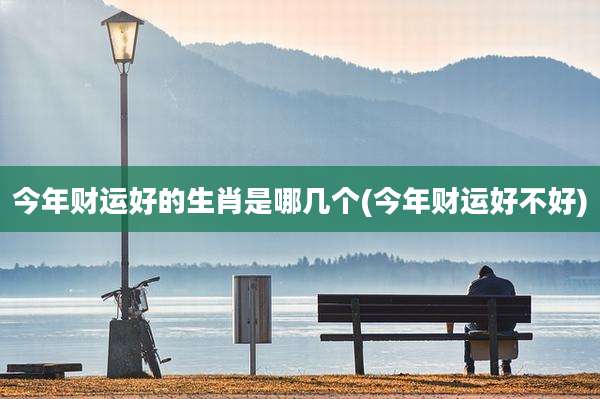 今年财运好的生肖是哪几个(今年财运好不好)