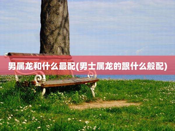 男属龙和什么最配(男士属龙的跟什么般配)