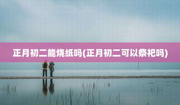 正月初二能烧纸吗(正月初二可以祭祀吗)