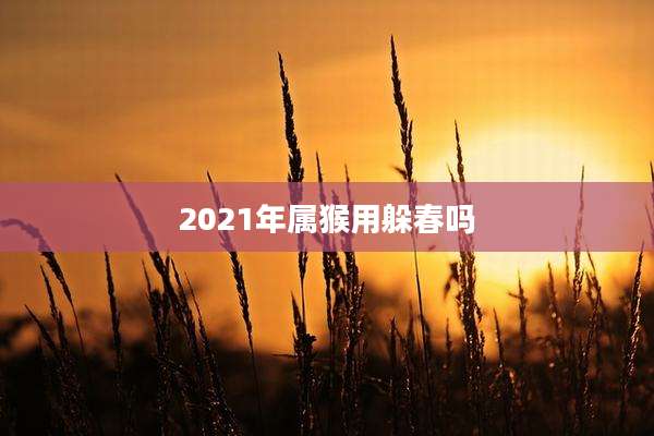 2021年属猴用躲春吗