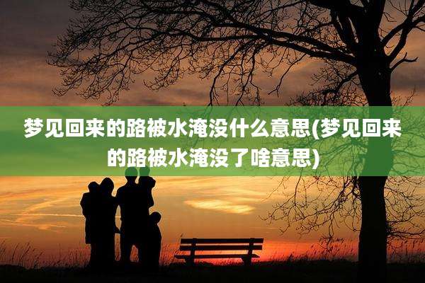 梦见回来的路被水淹没什么意思(梦见回来的路被水淹没了啥意思)