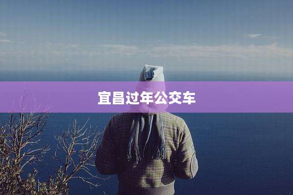 宜昌过年公交车