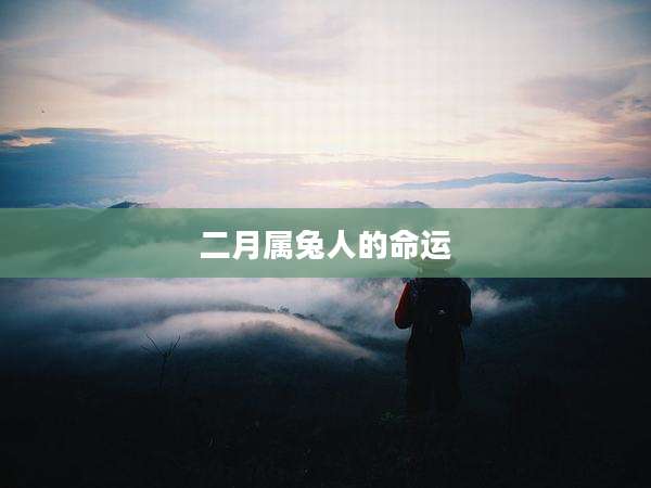 二月属兔人的命运