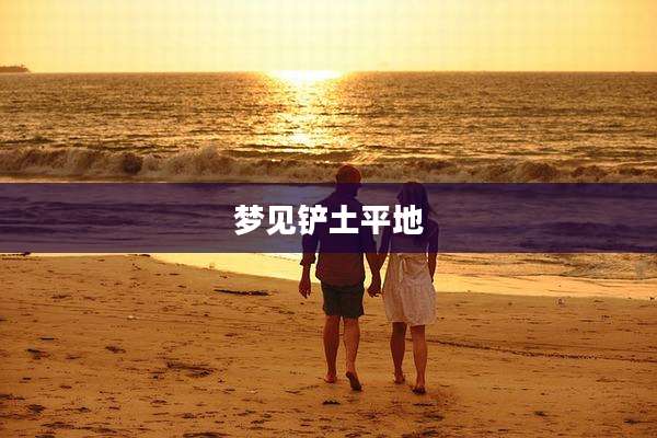 梦见铲土平地