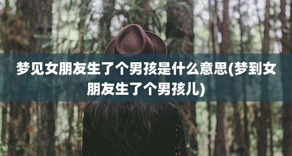 梦见女朋友生了个男孩是什么意思(梦到女朋友生了个男孩儿)