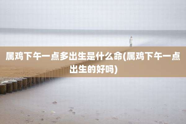 属鸡下午一点多出生是什么命(属鸡下午一点出生的好吗)