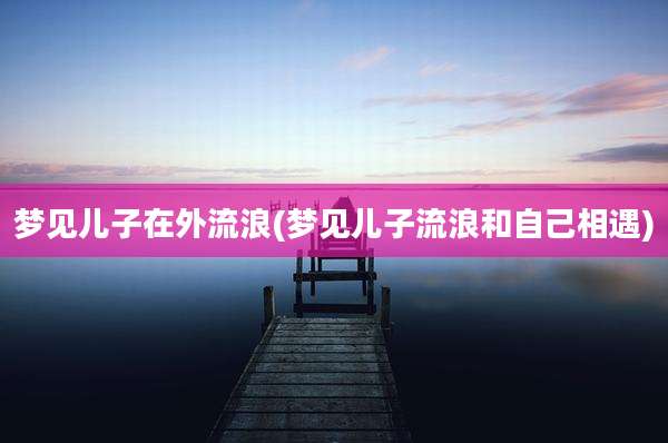 梦见儿子在外流浪(梦见儿子流浪和自己相遇)