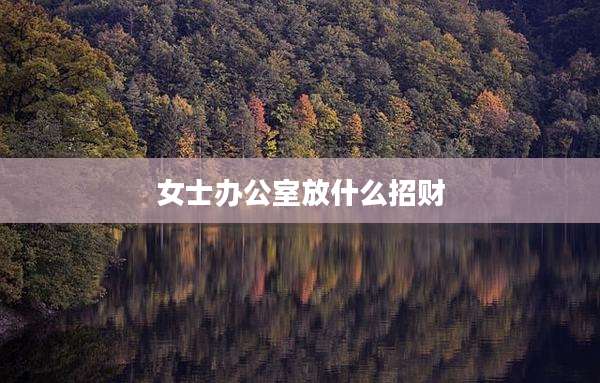女士办公室放什么招财