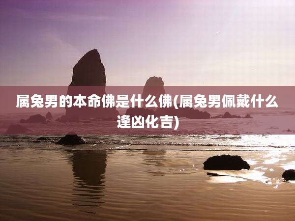属兔男的本命佛是什么佛(属兔男佩戴什么逢凶化吉)