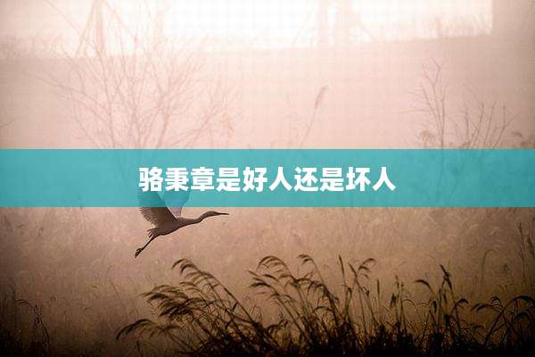 骆秉章是好人还是坏人