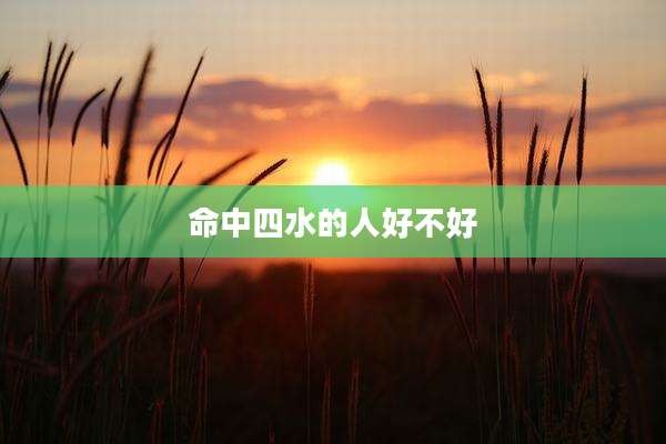 命中四水的人好不好