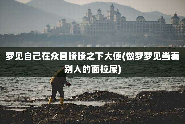 梦见自己在众目睽睽之下大便(做梦梦见当着别人的面拉屎)