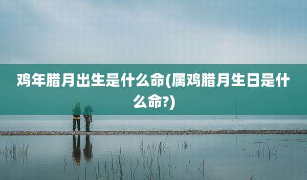 鸡年腊月出生是什么命(属鸡腊月生日是什么命?)
