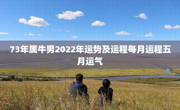 73年属牛男2022年运势及运程每月运程五月运气