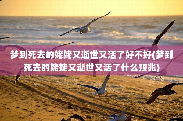 梦到死去的姥姥又逝世又活了好不好(梦到死去的姥姥又逝世又活了什么预兆)