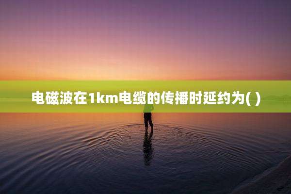 电磁波在1km电缆的传播时延约为( )