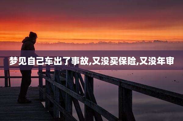梦见自己车出了事故,又没买保险,又没年审
