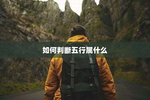 如何判断五行属什么